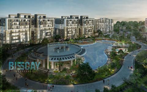With a down payment of only 846,500 EGP, a ground floor apartment with a garden (168 sq m + 118 sq m garden) is available. It features full hotel-styl