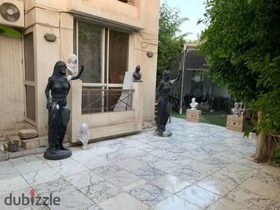شقه للبيع ارضي بجادرين بالفرش في كمبوند حدائق المهندسين  _الشيخ زايد