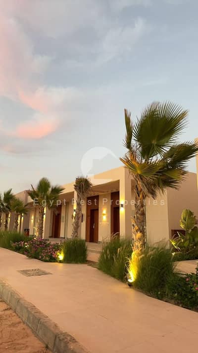 كابينة بغرفة نوم واحدة جاهزة للسكن، مفروشة ومجهزة بجميع الأجهزة، تقع مباشرة على الشاطئ