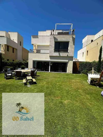 فيلا استاندالون للبيع في بلانكا مراسي 6غرف بها جاردن علي الجولف
