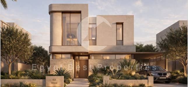 MODERN VILLA FOR SALE  INSTALLMENTS UP TO 10 YEARS  FULLY FINISHED IN THE HILLS SHEIKH ZAYED  FIRST LAUNCH OF A NEW PROJECT
