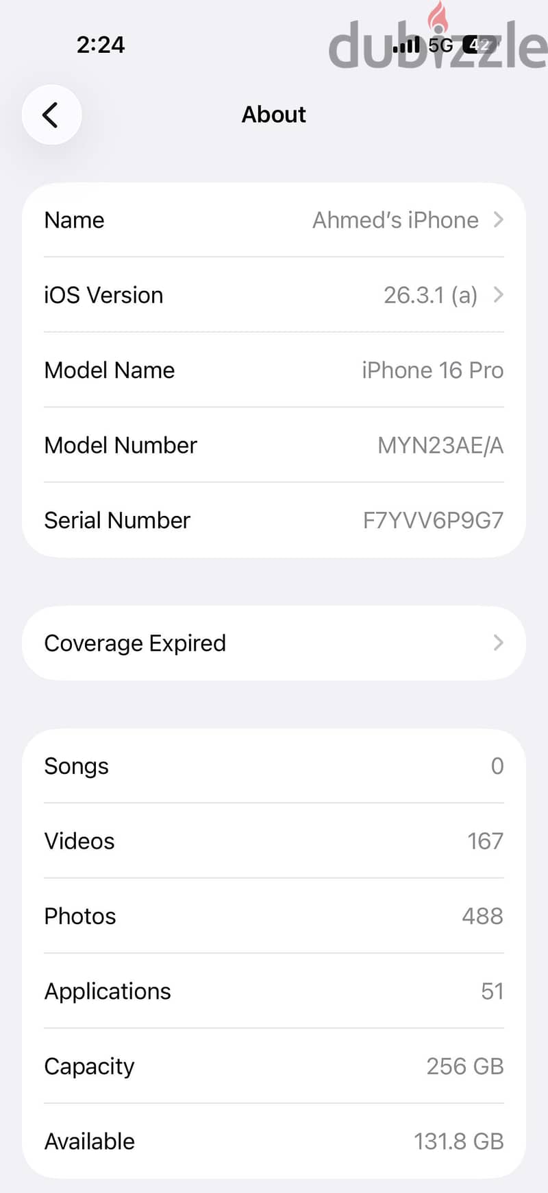 IPhone 16 Pro used 1