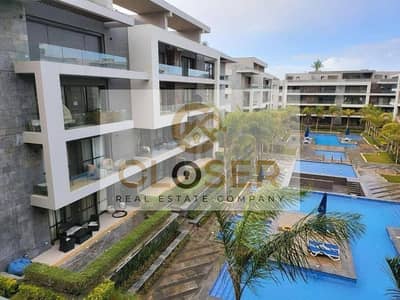 Apartment for sale 3BR 154m pool view inst 10Y in LaVista Patio Sola compound directly on the Suez Road