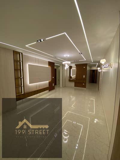 Front Apartment for Sale 140 sqm Hadayek Al Ahram Area K Second Floor Ultra Super Lux 3 Bedrooms Elevator Near Gates and Services Area