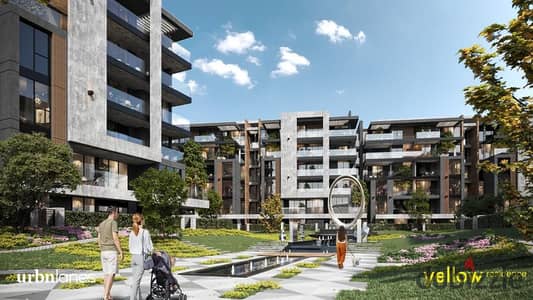 شقة للبيع في كمبوند Yellow Residence في التجمع الخامس القاهرة الجديدة بمقدم 5 % بالقرب من الرحاب