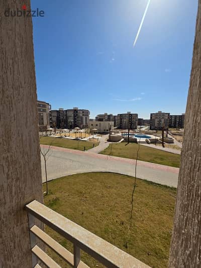 Finished Apartment for sale in Jannah Zayed 4 Compound  Prime corner unit Direct swimming pool view -Ready to move