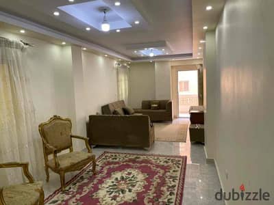 Apartment for rent furnished in Zahraa El Maadi, address: Shari' North Sinai, next to Masjid Al Noor, fourth floor with elevator, three rooms, bathroom and a large kitchen, reception in two pieces, three balconies, it has air conditioning and the rest are fans. The apartment is very clean, the items in it are good. We need good people. Required: 18.