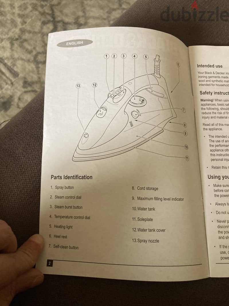 Black Decker Iron  مكواة 9