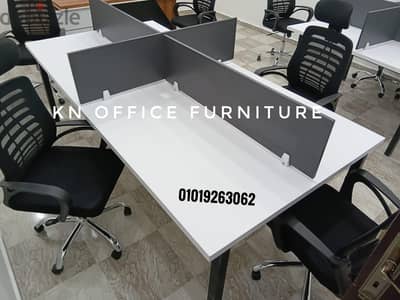 مكاتب موظفين وWorkstation بأحدث التصميمات- خليه عمل- ورك استيشن