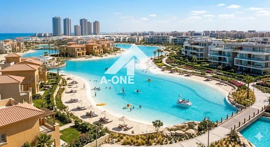 شاليه على اللاجون مباشر بموقع مميز في مراسي بسعر اقل من الماركيت في marassi الساحل الشمالي north coast سيدي عبد الرحمن بالقرب من stella وseachell