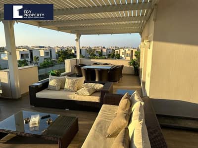 شالية بحري بالكامل متشطب للبيع في هاسيندا باي الساحل الشمالي استلام فوري