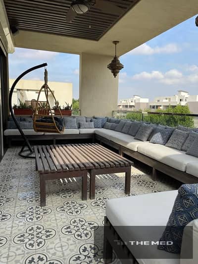 Luxury twin house for sale with air conditioning and kitchen in Allegria Compound, Sheikh Zayed, in a prime location