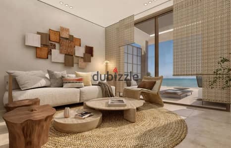 شاليه متشطب فيو البحر في زويا سيدي عبد الرحمن بجوار هاسيندا ريد بالم هيلز