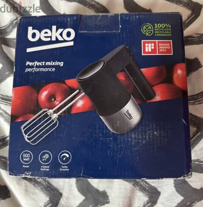 BEKO Hand Mixer 500W 4 Speeds – HMM 81504 BX