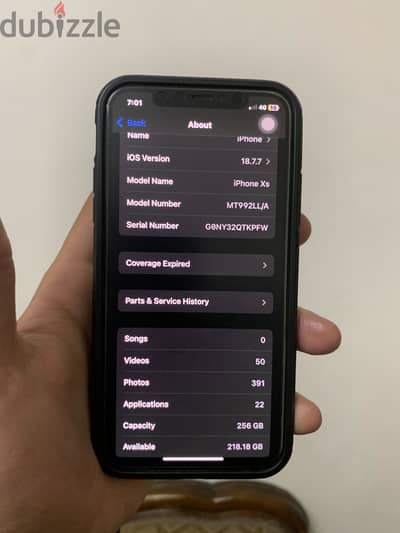 ايفون اكس اس 265 وتر بروف