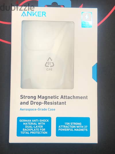 Anker Magnetic Back Cover for iPhone 15 Pro – A90A7H01