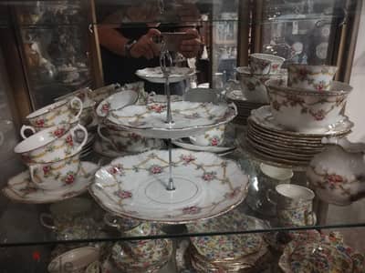 طقم شاي وحلويات رويال ستافورد إنجليزي أصلي (Royal Stafford Bone China)