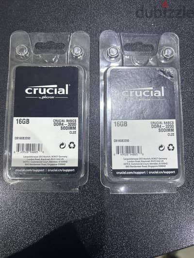 Crucial 16gb DDR4