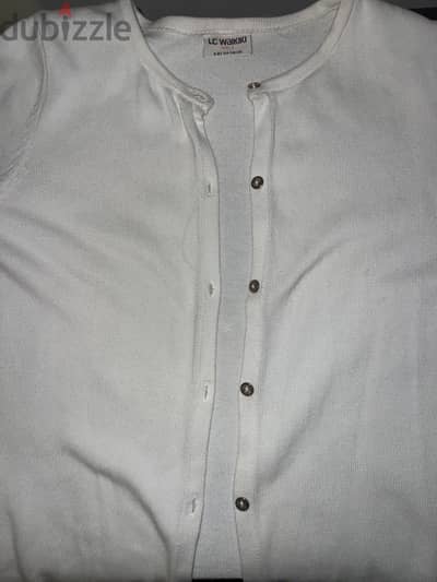 Button up cardigan , barely worn , Brand :LC WAIKIKI from 9-10 years