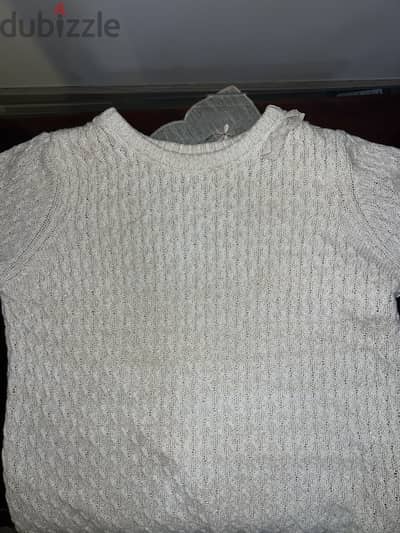 Offwhite , bow designed pullover