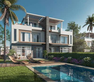 Villa for sale in front of Beverly Hills from DUNES ZAYED, option for installment over the longest payment period