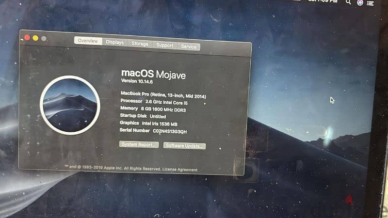 MacBook pro 2014 5