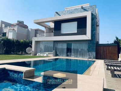 فيلا مستقله بحمام سباحه خاص للبيع موقع مميز جدا فى نايا ويست بجوار سوديك امام مطار سفنكس NAIA WEST