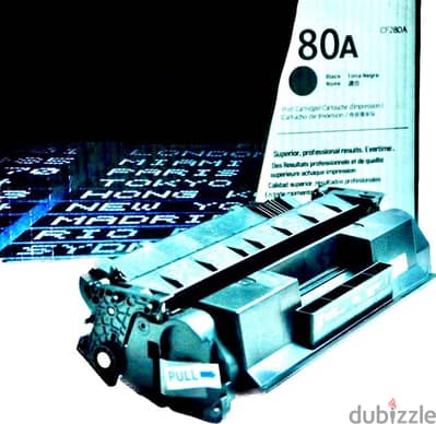 علبة حبر لطابعة اتش بي HP80A