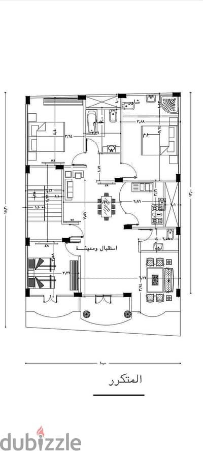 رسم لوحات اوتوكاد معمارية او رسومات انشاءى