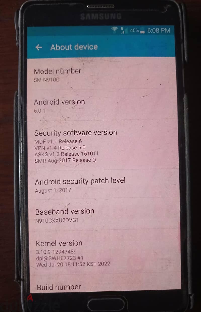 Samsung Note 4 5