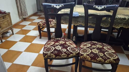 سفره من دمياط انتيك خشب زان بحالة الجديد