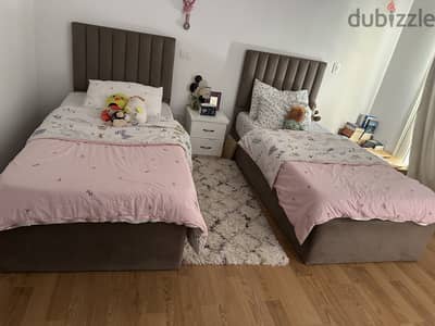 ٢ سرير عرض متر