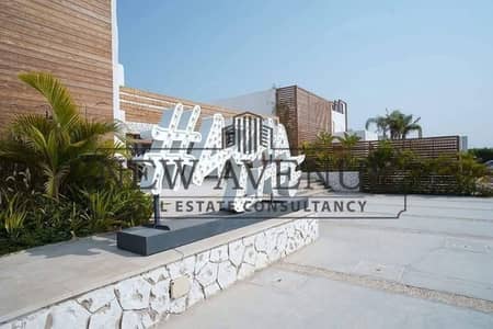 شاليه ارضى بجاردن فى ازها الساحل | Azha North على اللاجون مباشرة متشطبة بالكامل و التكييفات و بأقساط متبقية