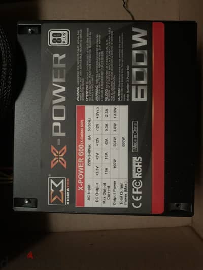 600W 80+ Bronze xigmatik power supply