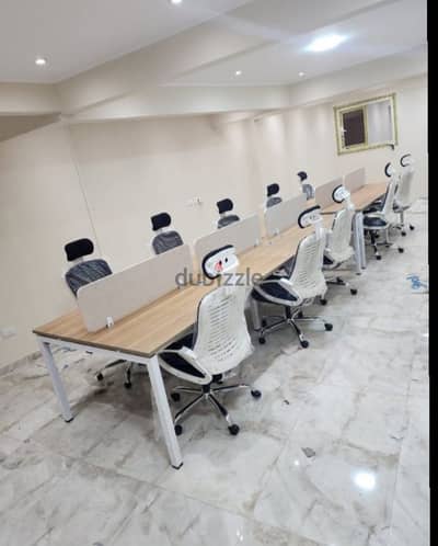 خليات عمل وركستيشن مكاتب موظفين متاح معاينه مجانيه للشركات والمؤسسات