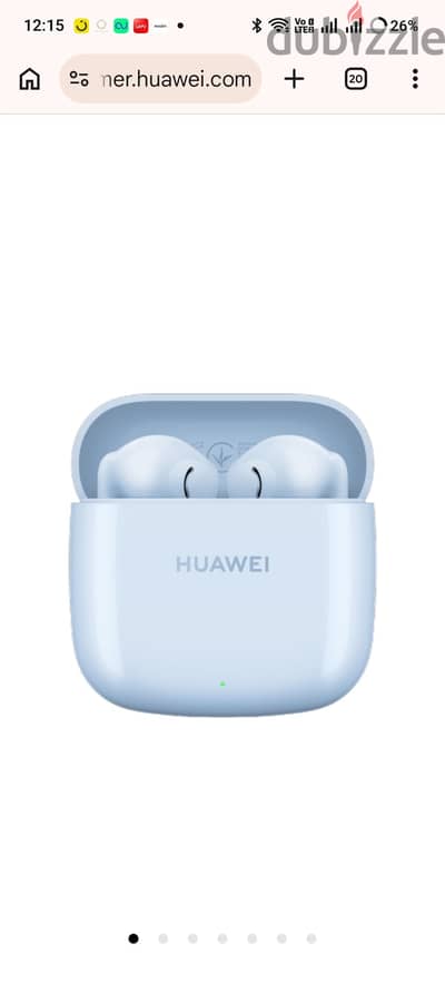 Huawei SE2 earbuds blue