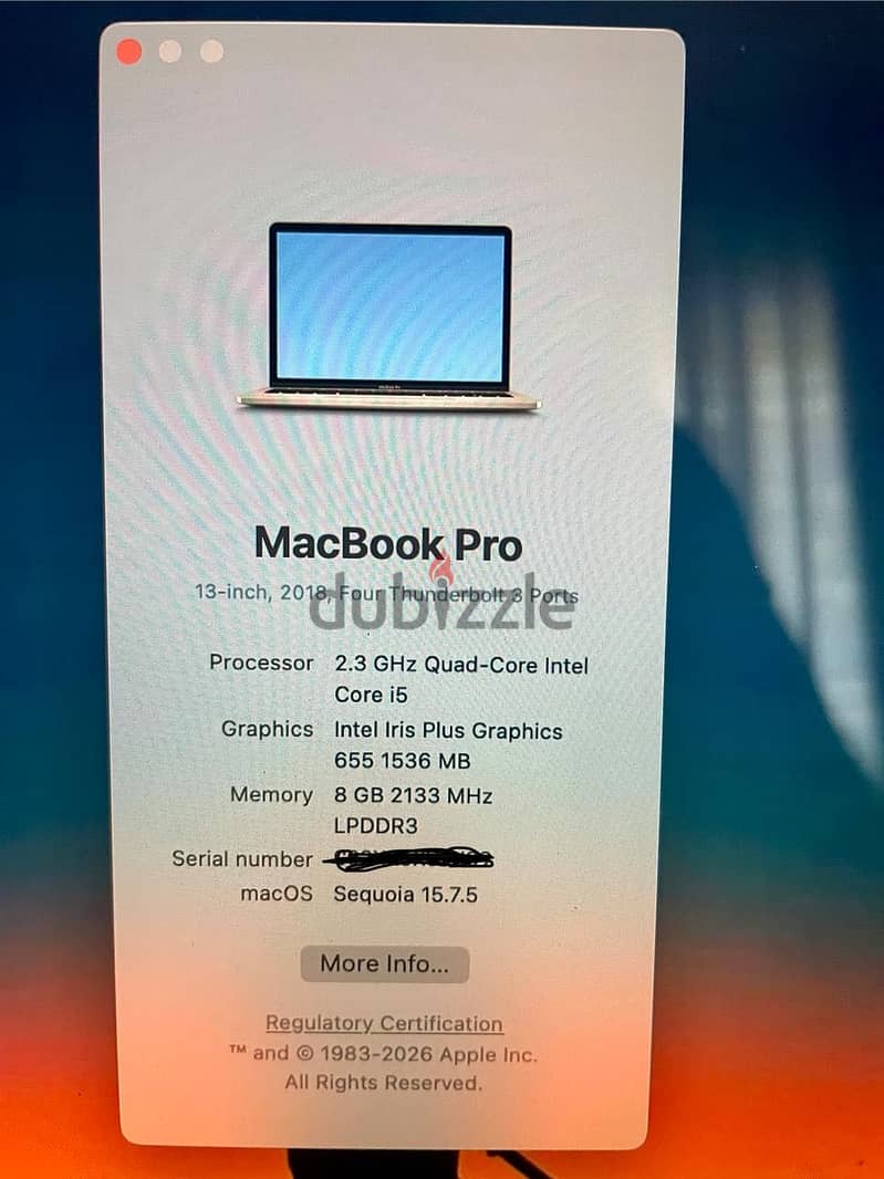 Apple MacBook Pro 2018 8