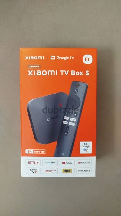 xiaomi TV Box s 2nd gen 4k ultra HD