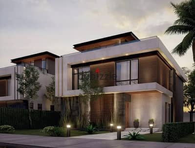 Twin House for Sale - Sun Capital - Overlooking the Pyramids | Prime Location and Large Area