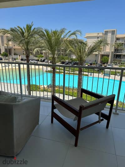 شالية  3 غرف مفروش للإيجار في مراسي  Marassi North coast إطلالة مباشرة على اللاجون   موقع مميز جدًا مباشر على اللاجون - ثاني صف من نادي اليخوت