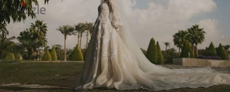 wedding dress by Nour Azazy