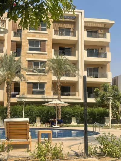 شقة للبيع على اكبر مساحة كمباوند امام مطار القاهرة امتداد مصر الجديدة دوبل فيو و فى كمباوند ساكن وكامل الخدمات والمرافق