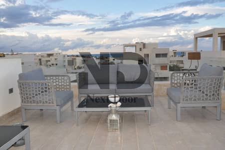 شاليه فاخر للايجار في هاسيندا وايت مفروش بالكامل بإطلالة مفتوحة متاح طول السيزون