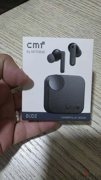 Nothing Buds wireless earbuds in dark grey جديده