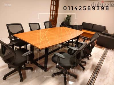 ترابيزة اجتماعات خشب mdfاسباني خامات عاليه الجوده بأقل الاسعار