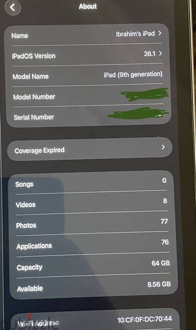 iPad 9th generation
