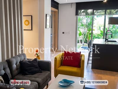 Fully Furnished Ground Floor Studio with Garden for Rent in Village Gate – New Cairo