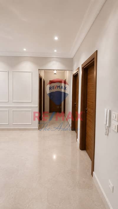 Finished apartment with kitchen & ac's - landscape view for rent in El Patio 7 Fifth Settlement