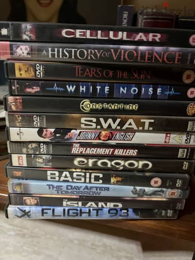 DVD movies in perfect condition