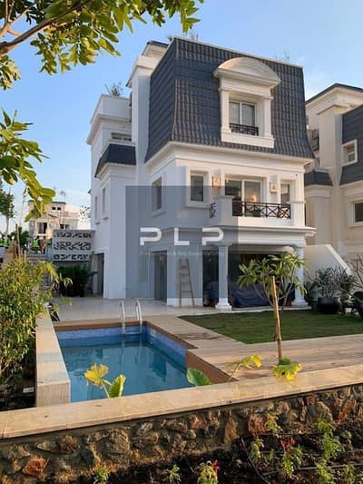 Resale standalone villa semi finished ready to move open view for sale in Mountain View I City New Cairo compound